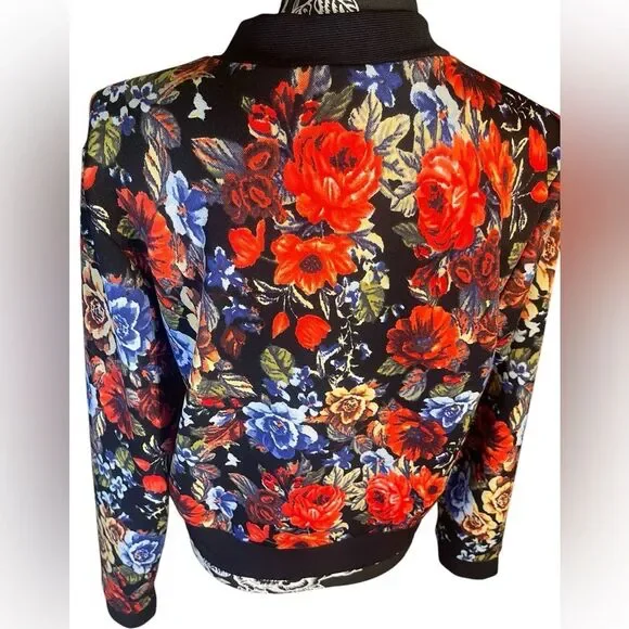 Bright and Bold French Atmosphere Full-Zip Jacket Size Large - Picture 7 of 10